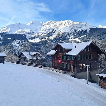 Traditional Chalet In Wengen - Top Floor Apartment Luaran gambar