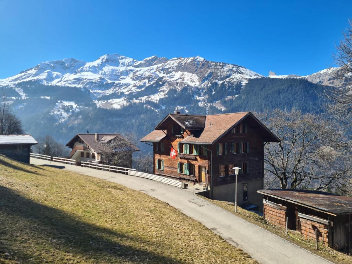 Traditional Chalet In Wengen - Top Floor Apartment Luaran gambar